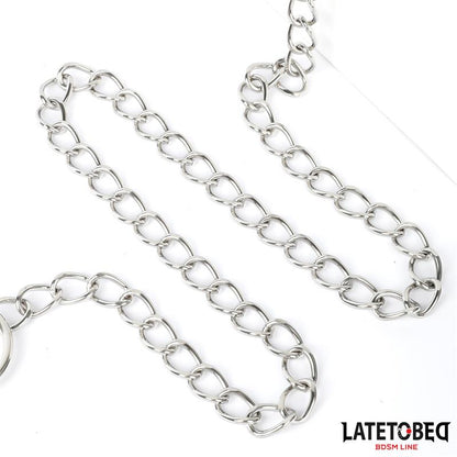 LATETOBED BDSM LINE - COLLAR WITH LEASH 52 CM