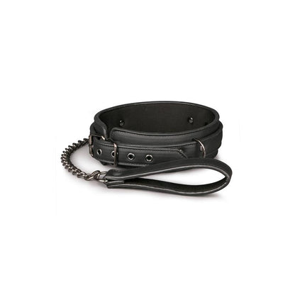 EASYTOYS - COLLAR WITH LEASH BLACK