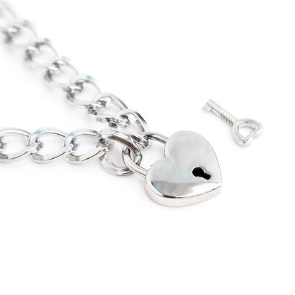 LATETOBED BDSM LINE - COLLAR WITH LOCK METAL SIZE M 44 CM