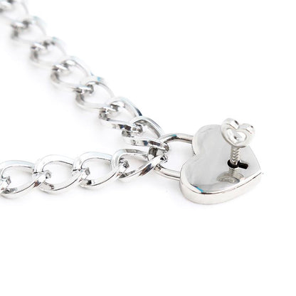 LATETOBED BDSM LINE - COLLAR WITH LOCK METAL SIZE M 44 CM