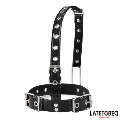 LATETOBED BDSM LINE - COLLAR WITH NOSE HOOK
