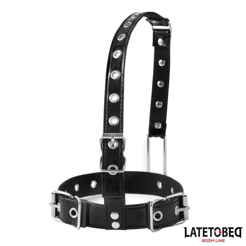 LATETOBED BDSM LINE - COLLAR WITH NOSE HOOK