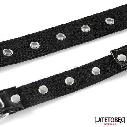LATETOBED BDSM LINE - COLLAR WITH NOSE HOOK