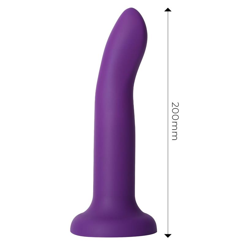 DILDOX BY ENGILY ROSS - COLOR-CHANGING DILDO PURPLE TO PINK SIZE L 21 CM
