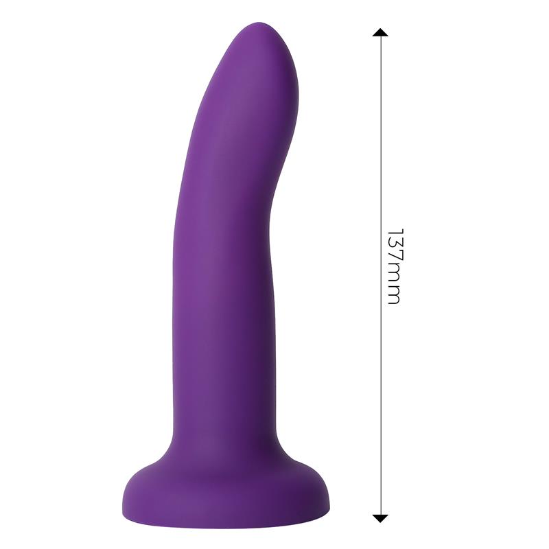 DILDOX BY ENGILY ROSS - COLOR CHANGING DILDO PURPLE TO PINK SIZE S 14 CM