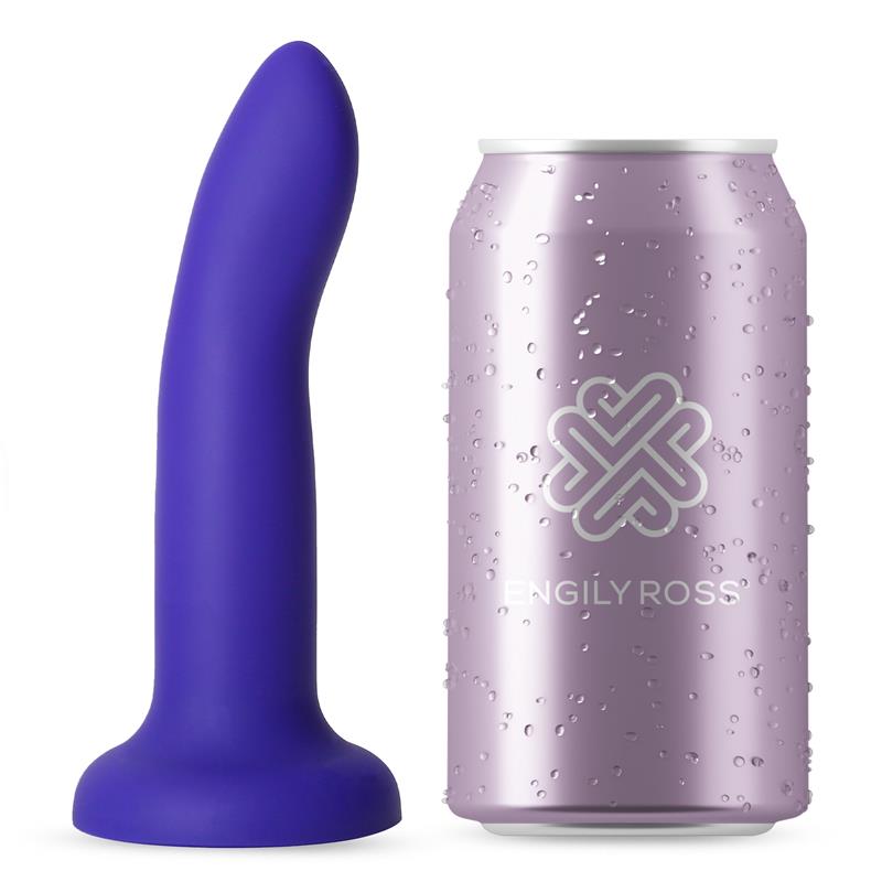 DILDOX BY ENGILY ROSS - COLOR-CHANGING DILDO PURPLE TO PINK SIZE S 14 CM