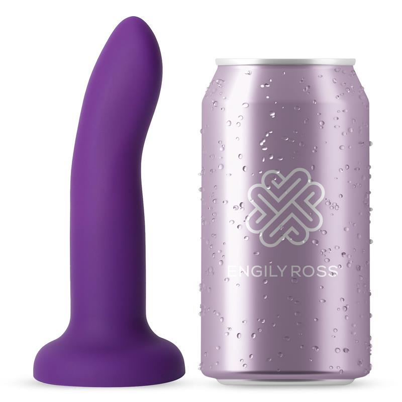 DILDOX BY ENGILY ROSS - COLOR CHANGING DILDO PURPLE TO PINK SIZE S 14 CM
