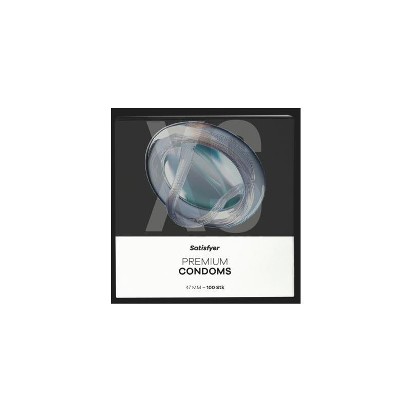 SATISFYER - CONDOMS 100 PCS. SIZE 45