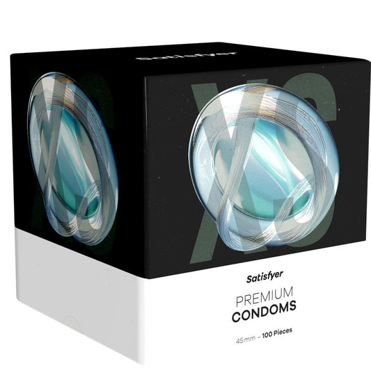 SATISFYER - CONDOMS 100 PCS. SIZE 45