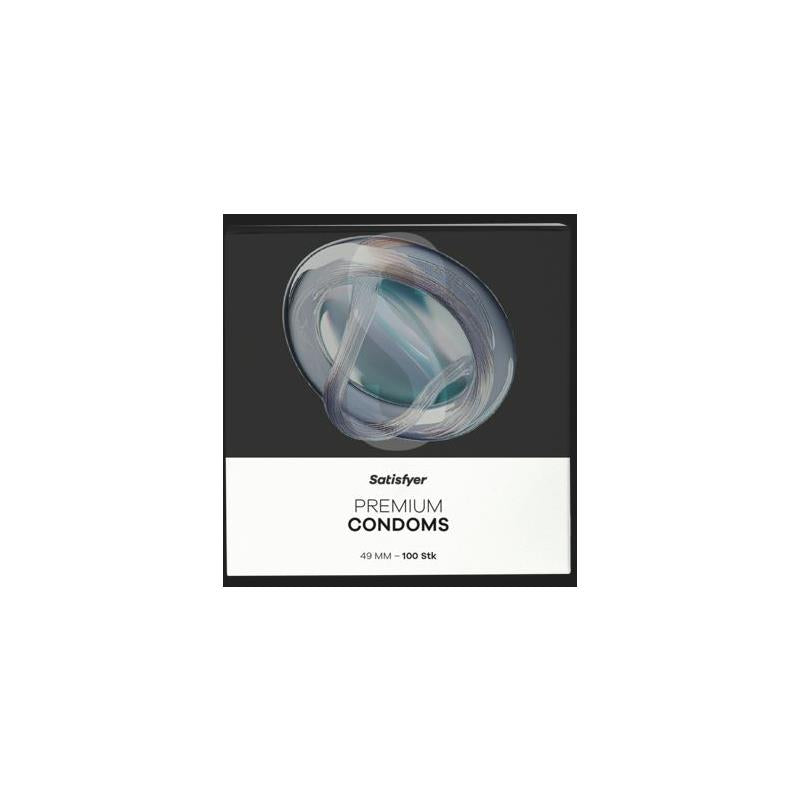 SATISFYER - CONDOMS 100 PCS. SIZE 49