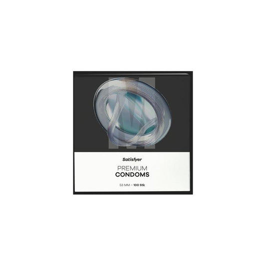 SATISFYER - CONDOMS 100 PCS. SIZE 53