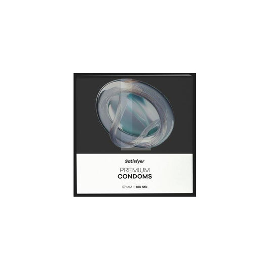 SATISFYER - CONDOMS 100 PCS. SIZE 57
