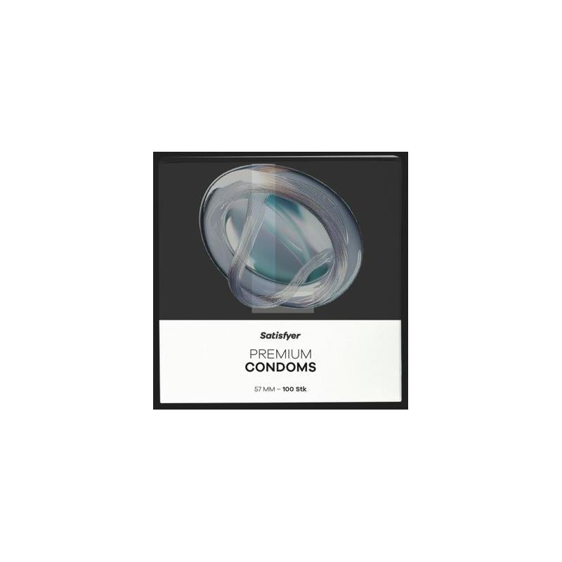 SATISFYER - CONDOMS 100 PCS. SIZE 57