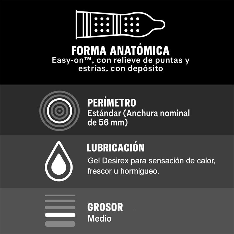 DUREX - CONDOMS INTENSE 12UD