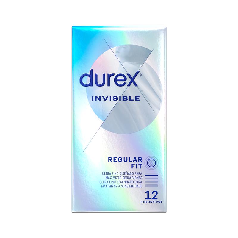 DUREX - ULTRA THIN INVISIBLE CONDOMS 12 UNITS
