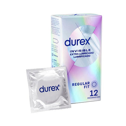 DUREX - CONDOMS INVISIBLE EXTRA LUB 12UD