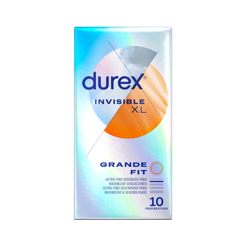 DUREX - CONDOMS INVISIBLE XL 10UD