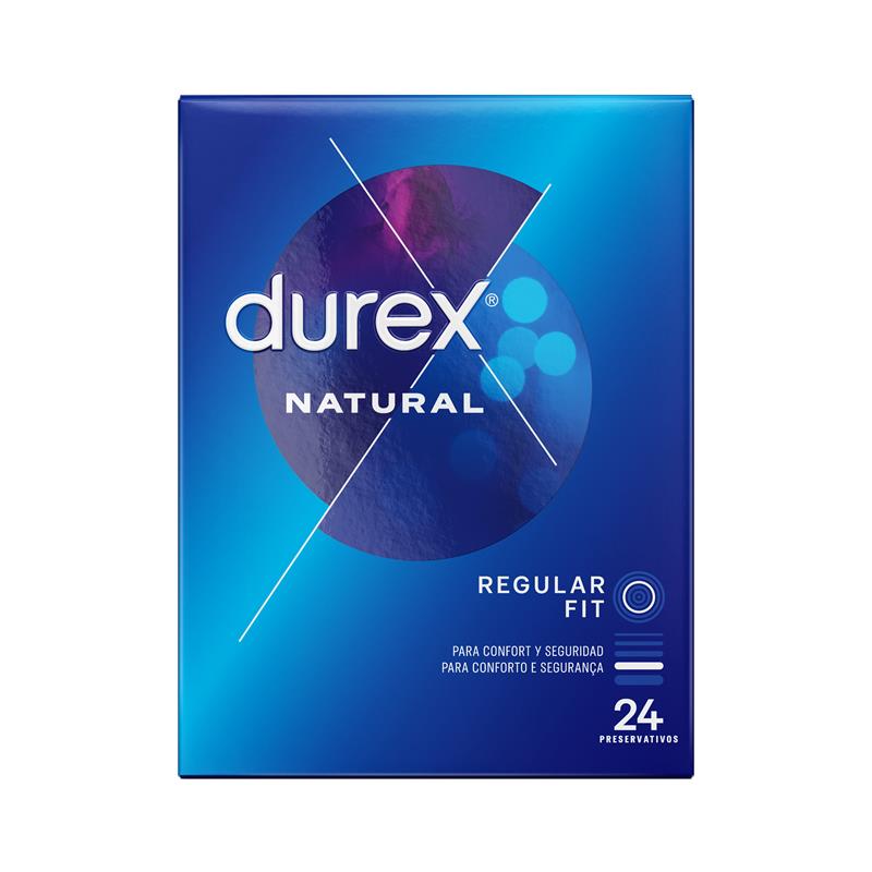 DUREX - CONDOMS NATURAL 24 UD