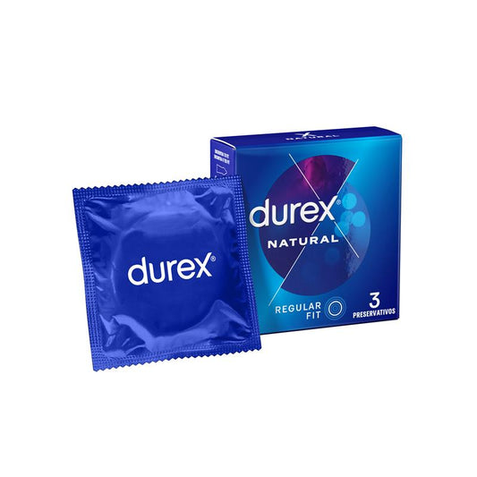 DUREX - NATURAL CONDOMS 3 UNITS