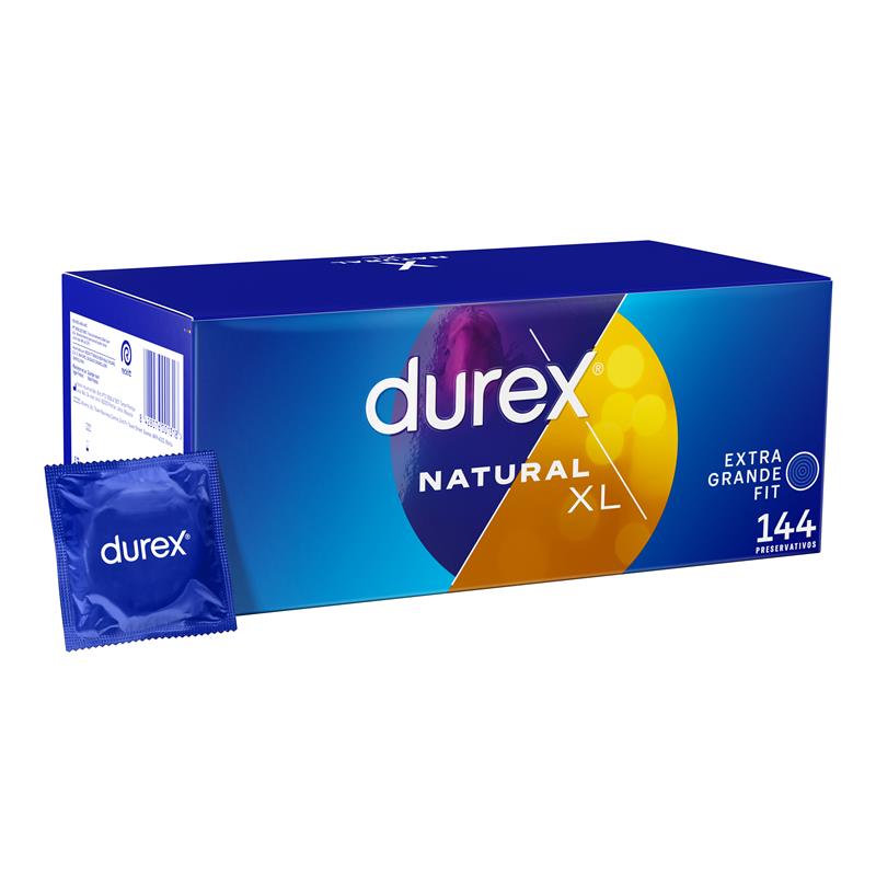DUREX - CONDOMS NATURAL XL 144 UD