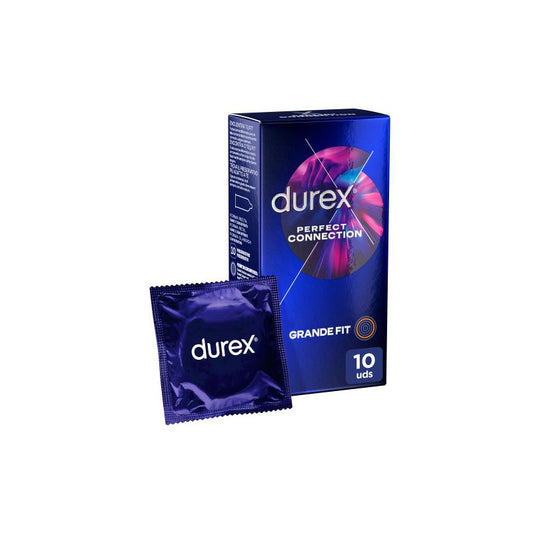 DUREX - CONEXIÓN PERFECTA SILICONA LUBRICACIÓN EXTRA 10 UNIDADES