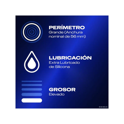 DUREX - PERFECT CONNECTION SILICONE EXTRA LUBRIFICATION 10 UNITS