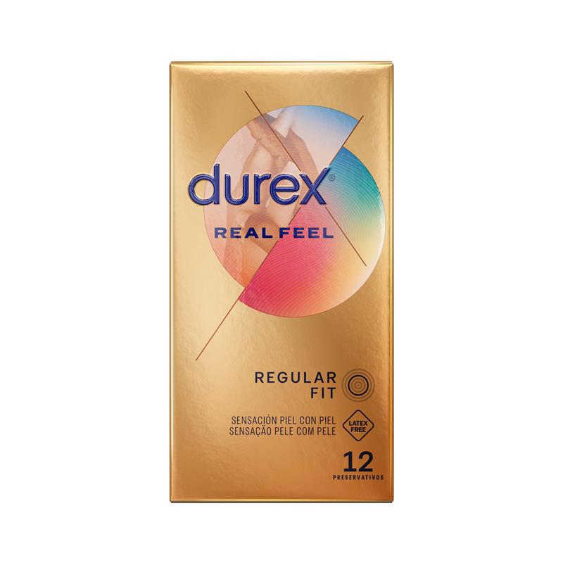DUREX - REAL FEEL CONDOMS WITHOUT LATEX 12 UNITS