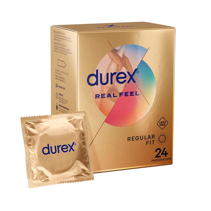 DUREX - CONDOMS REAL FEEL 24UD