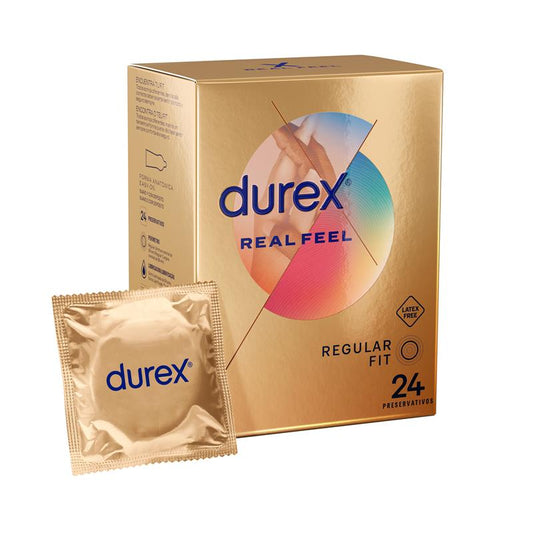 DUREX - CONDOMS REAL FEEL 24UD