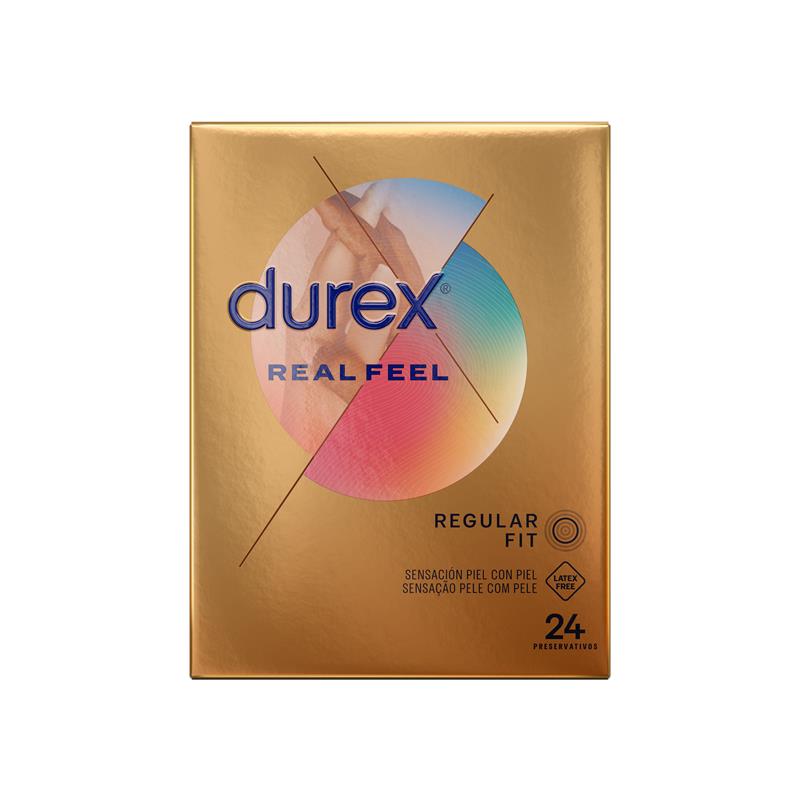DUREX - CONDOMS REAL FEEL 24UD