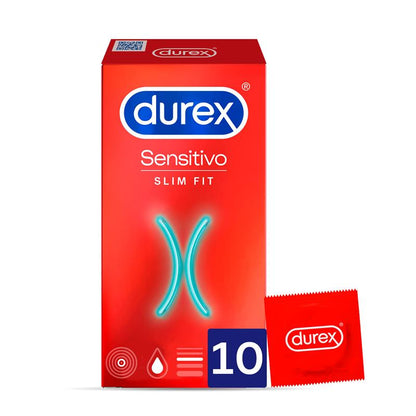 DUREX - CONDOMS SENSITIVO SLIM FIT 10 UNITS