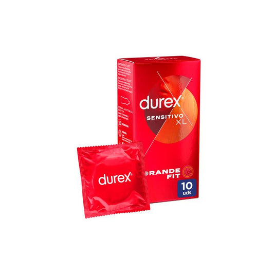 DUREX - CONDOMS SENTITIVO XL 10 UNITS