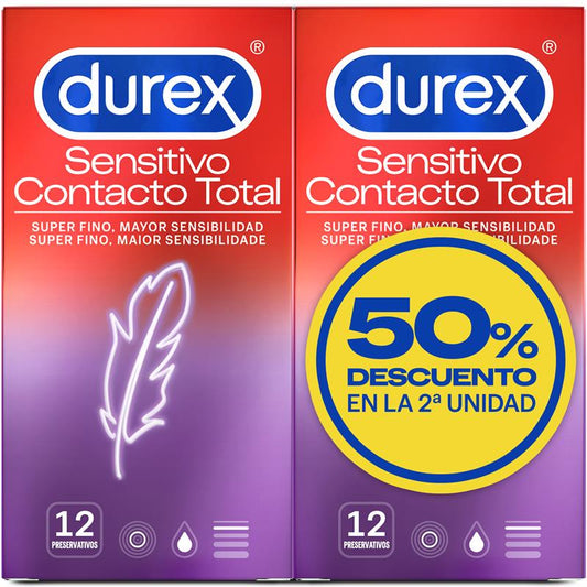 DUREX - CONDOMS SUPER FINE SENSITIVE DUPLO 2 X 12 UNITS