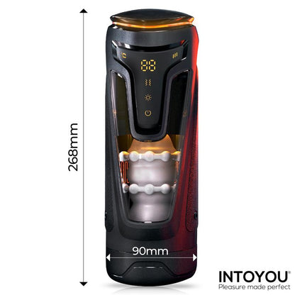INTOYOU - MASTURBATEUR MASCULIN CONOR AVEC FONCTIONS DE VA-ET-VIENT, VIBRATION ET CHALEUR
