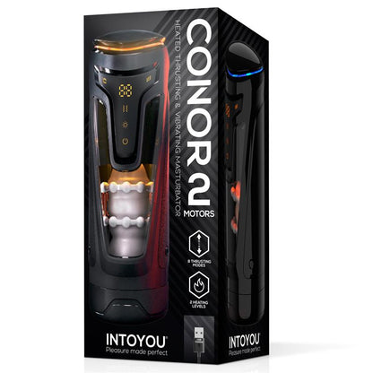 INTOYOU - MASTURBATEUR MASCULIN CONOR AVEC FONCTIONS DE VA-ET-VIENT, VIBRATION ET CHALEUR
