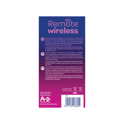 CONTROL - REMOTE STIMULATOR