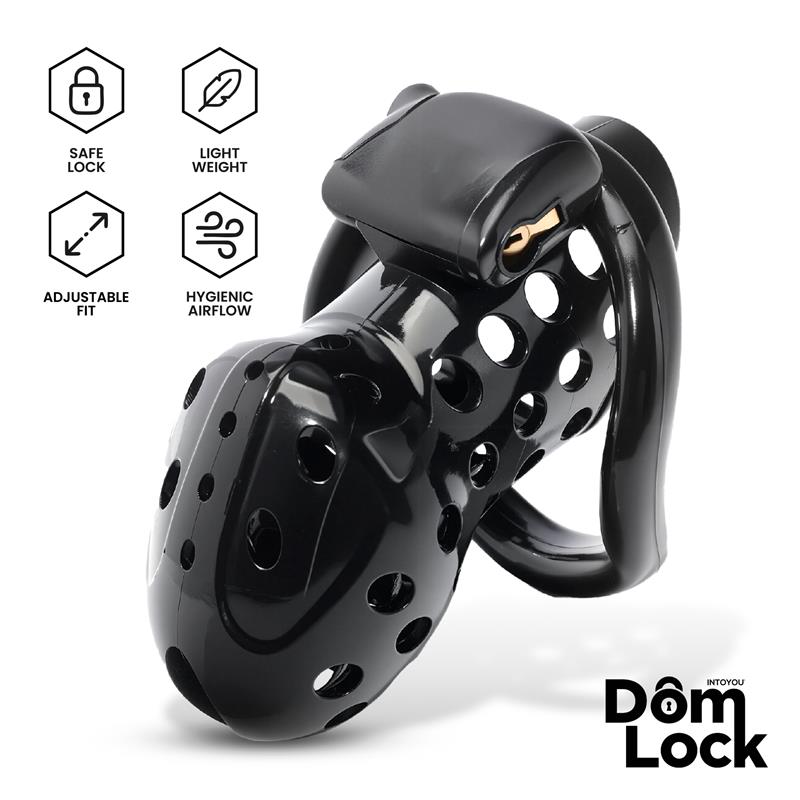 DOMLOCK - CONVICT CHASTITY CAGE WITH INTERNAL LOCK