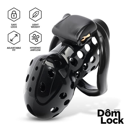 DOMLOCK - CONVICT CHASTITY CAGE WITH INTERNAL LOCK