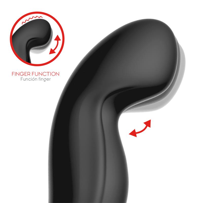 ACTION - CONVO PROSTATE MASSAGER WITH TAPPING AND FINGER WIGGLE FUNCTION