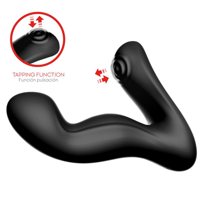 ACTION - CONVO PROSTATE MASSAGER WITH TAPPING AND FINGER WIGGLE FUNCTION