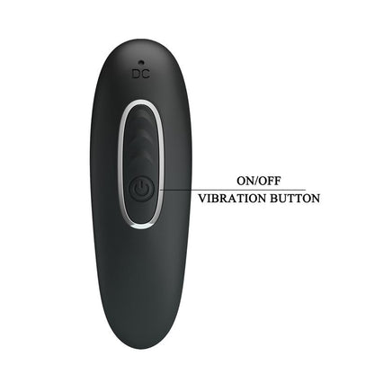 PRETTY LOVE - CORBAN ANAL VIBRATOR 10 VIBRATIONS BLACK