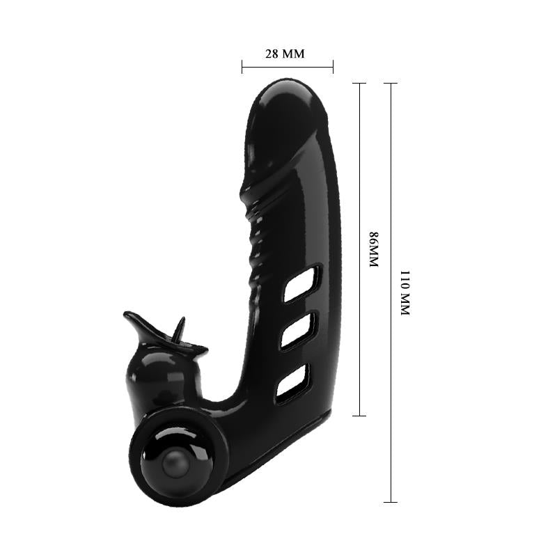 PRETTYLOVE - CORBIN FINGER SLEEVE WITH VIBRATION