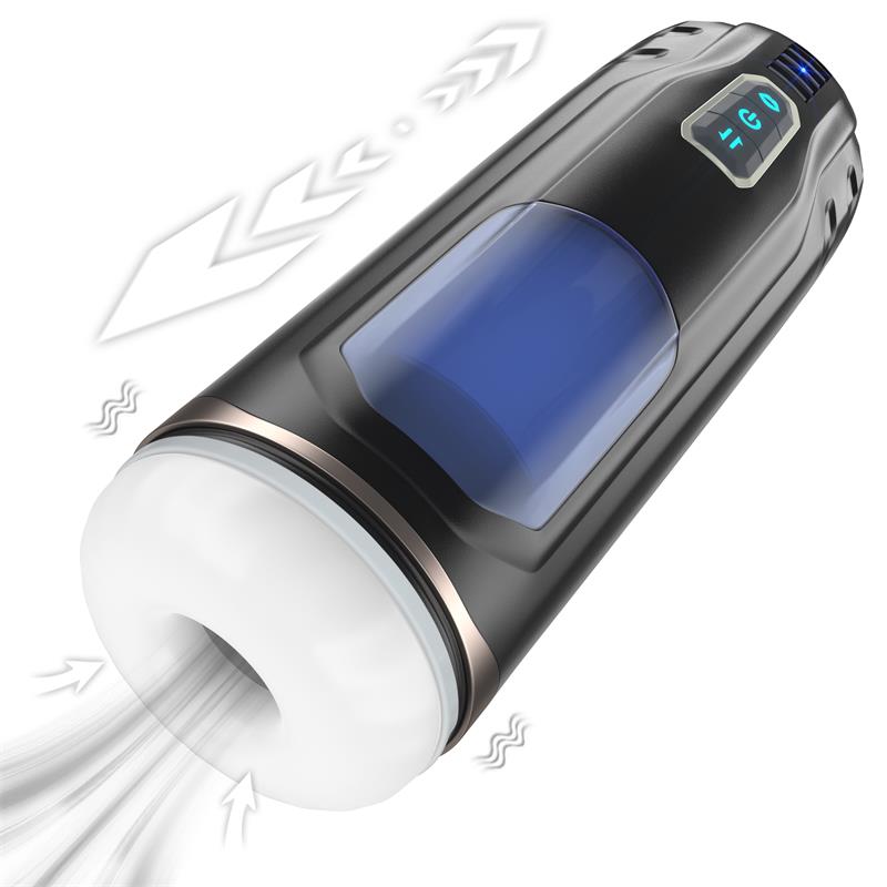 JUICY LAMOUR - COSIMA MASTURBATOR WITH THRUSTING, VIBRATION AND SUCTION EFECT