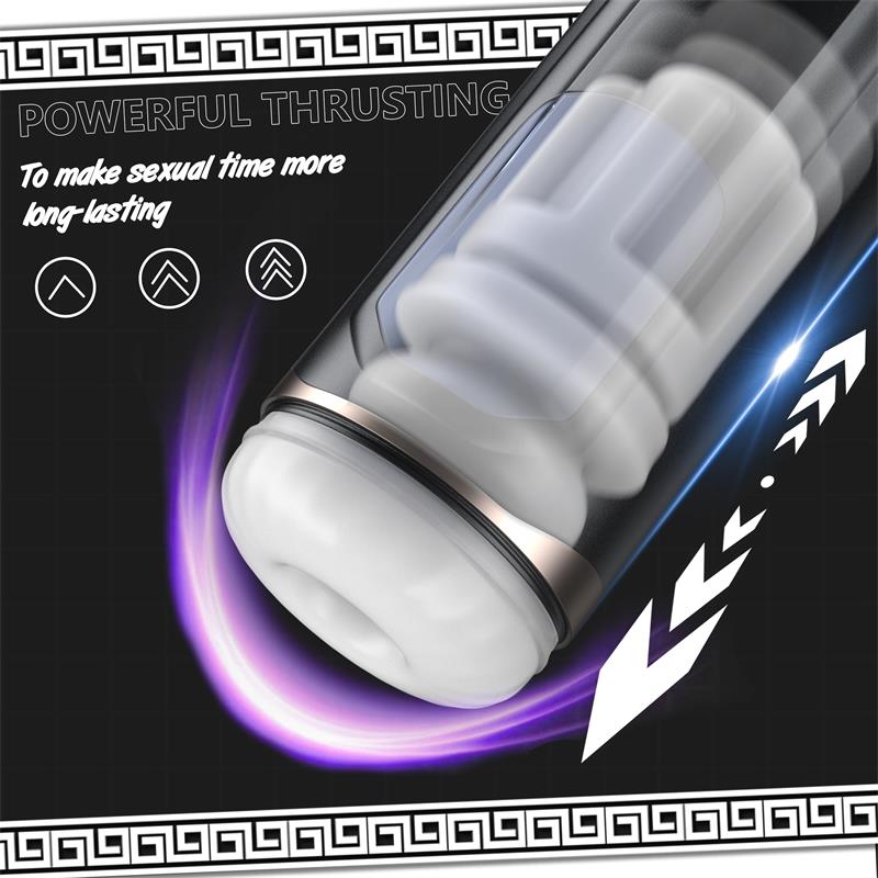 JUICY LAMOUR - COSIMA MASTURBATOR WITH THRUSTING, VIBRATION AND SUCTION EFECT