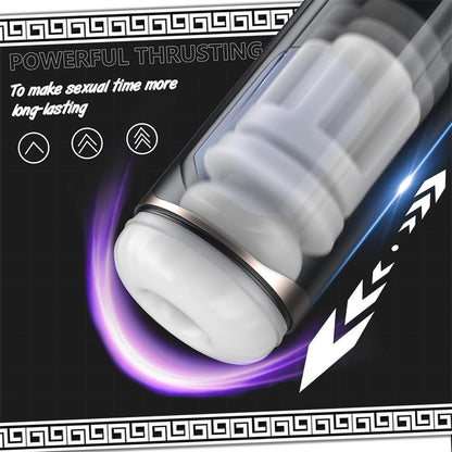 JUICY LAMOUR - COSIMA MASTURBATOR WITH THRUSTING, VIBRATION AND SUCTION EFECT