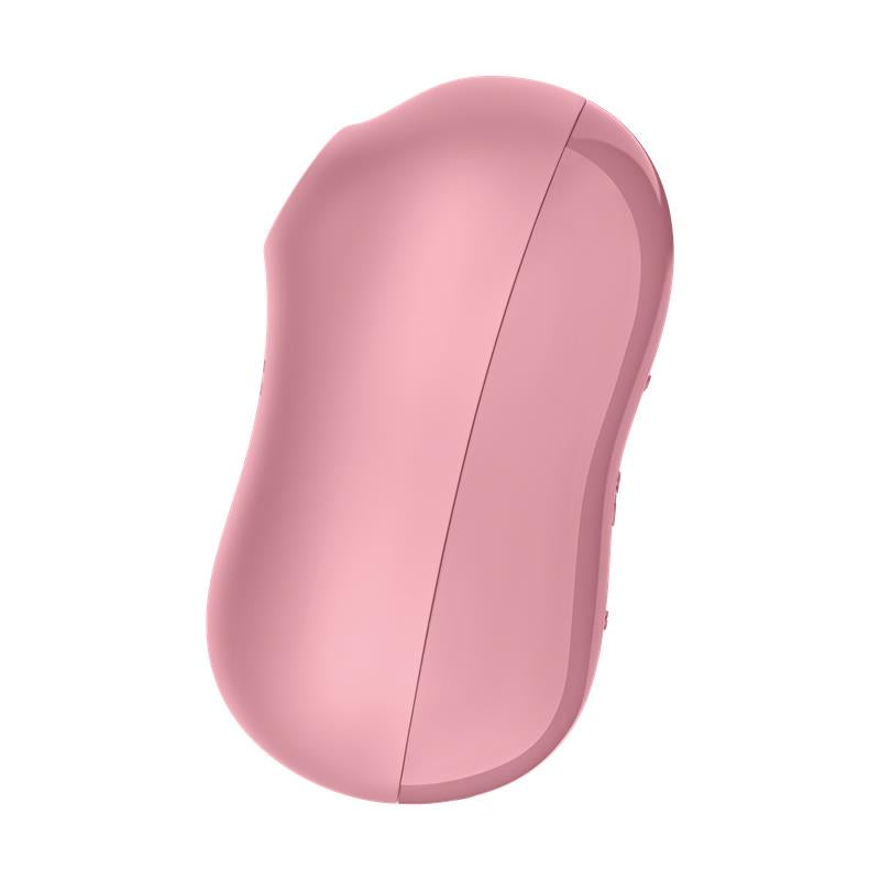 SATISFYER - COTTON CANDY CLITORIS SUCKER AND VIBRATOR LIGHT RED