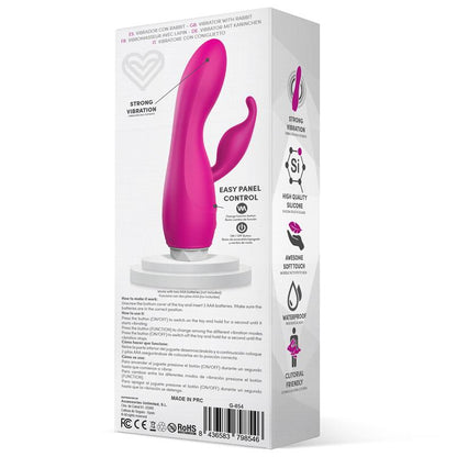 LATETOBED - COUBY SILICONE RABBIT VIBE PINK