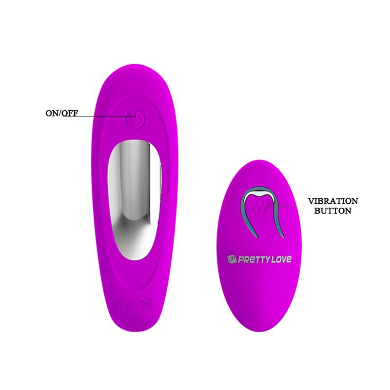 PRETTYLOVE - COUPLE STIMULATOR REMOTE CONTROL PINK