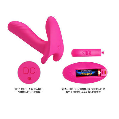 PRETTYLOVE - COUPLE STIMULATOR REMOTE CONTROL USB