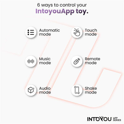 INTOYOU APP SERIES - COUPLE TOY WITH APP FLEXIBLE SILICONE SALMON